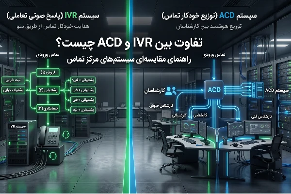 تفاوت بین IVR و ACD چیست