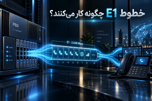 خطوط E1 چگونه کار میکنند؟